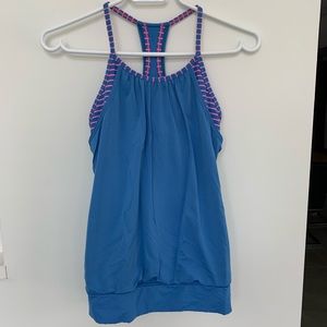 Pink and blue girls Ivivva top